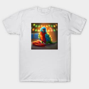 Cute Parrot Drawing T-Shirt